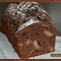 Cake aux poires et au cacao