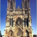 Voici la cathétrale  de  Reims