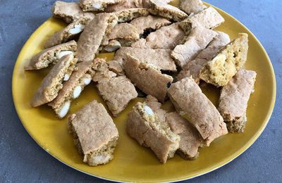 Gourmandises d'une confinée- Cantuccini (biscuits) #Italie 2