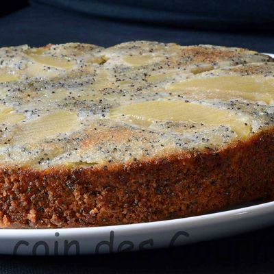 Gateau aux pommes - pavot