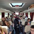 Bus de Mme Jollivet - en route vers Madrid