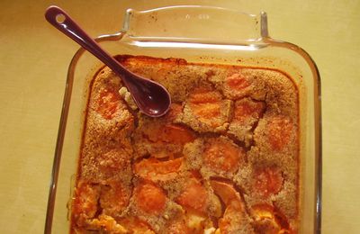 Clafoutis aux abricots et poudre d'amande