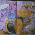 Challenge Artjournal et Gribouillages # 117 : Fil