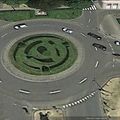 Rond-point à Ixelles (Belgique)
