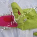 Doudou Marionnette Dragon Vert Ikea 24 cm