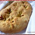 Fougasse au jambon