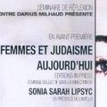 AGENDA autour de "Femmes et Judaïsme aujourd'hui"