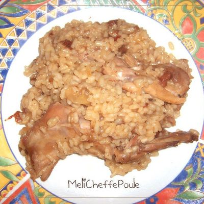 Risotto lapin & raisins