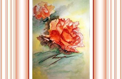 Roses-Aquarelle