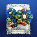 ♥ MATURINE ♥ Broche textile bohème fleurs potirons - Les Yoyos de Calie