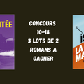 Concours de l'été :un lot de 2 romans des éditions 10- 18 à gagner