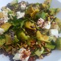 SALADE LENTILLES-CoURGETTES-FETA MENTHE