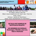 2024 AJAK - Le bureau du Jumelage Coopération ANDRESY - KORGOM vous présente ses voeux 2024