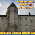 459 PARTICIPANTS A LA RANDO CYCLO/MARCHE/VTT DU 16 NOVEMBRE 2014 ET LA PAUSE A LA MAISON NATALE DE JEAN-RICHARD