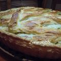 TARTE AUX POIREAUX RUSTIQUE / SAUCE MORNAY