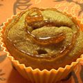 Muffins moelleux banane et caramel