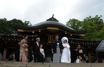 Mariage shinto au Suwa-jinja de Nagasaki