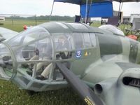 Le bombardier allemand bimoteur Heinkel 111 de la seconde guerre mondiale.