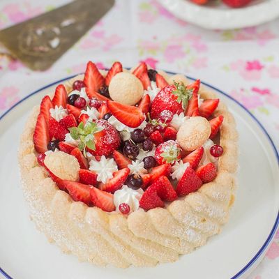 Charlotte aux fraises