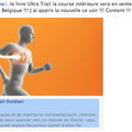 Ultra Trail la course intérieure en vente en Belgique !! 