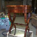 Coiffeuse Louis Philippe. (Restauration de mobilier)