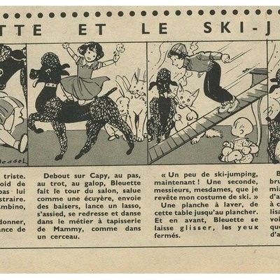 Bleuette et le ski jumping