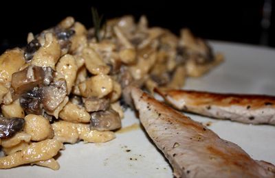 Spaetzle aux champignons