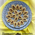 Barquettes aux amandes chocolat et pralin d'amandes