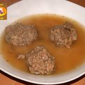 Soupe Munichoise aux Knödel de foie