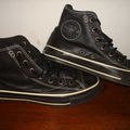 CONVERSE EN CUIR NOIR