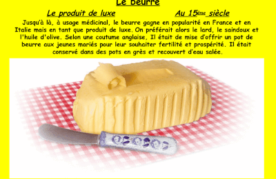 le beurre, au 15ème siècle