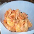 Cassolette de crevettes