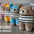 Tuto amigurumi : Donato l'ours à deux pattes