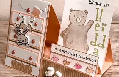 Cartes de naissance - Bienvenue à Jade et à Heïdda !