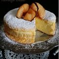 Gâteau au Fromage Blanc et Compotée de pomme à la Vanille