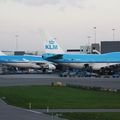 Amsterdam Schiphol, 09/10/2014. Boeing 747-406 KLM PH-BFW and PH-BFK. Photo: Jean-Luc