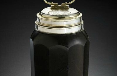 Canister, Coat of arms of Franz Albrecht von Muggerstal, Germany, Cham, 1665, maker's mark the initials "IR"