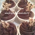 Cupcake choco-poire