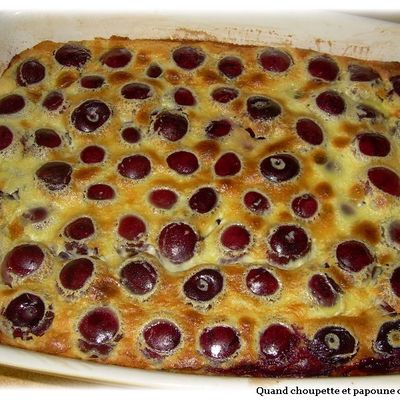 CLAFOUTIS AUX CERISES MAISON