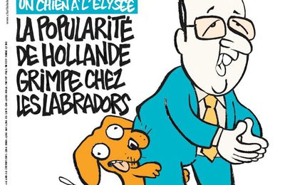 La popularité de Hollande grimpe chez... - Charlie Hebdo N°1176 - 31 déc. 2014