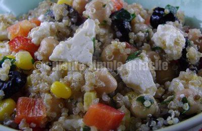 Salade composée de quinoa