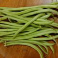 Récolte haricots verts (suite mais pas fin!)