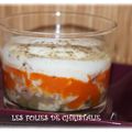 Oeufs cocotte haricots, coulis tomates, fromage