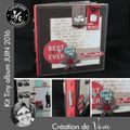 Kit Atelier Tiny Album de juin 2016 scrapé par Vavie