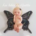 aimant bébé papillon noir ( vendu )