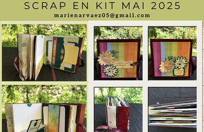 SCRAP EN KIT - MAI 2025 - ALBUM DOUBLE BONHEUR