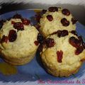 Muffins extra moelleux aux cranberries