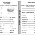 Conjugaison - Renforcement - présent des verbes du premier groupe