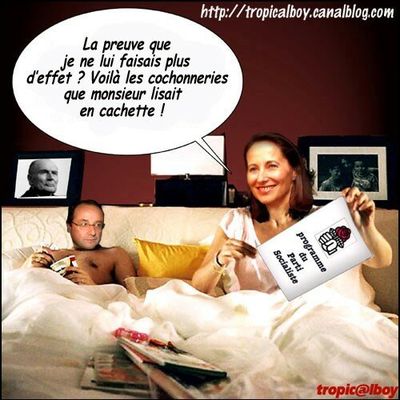Couple Hollande - Royal : histoires cochonnes
