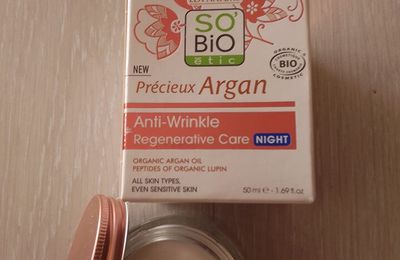 Précieux argan, une crème bio qui tient ses promesses !